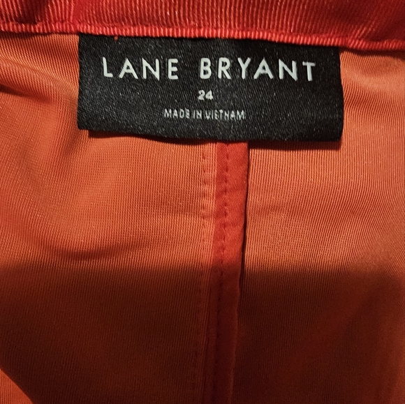 Lane Bryant Red Velvet Blazer sz 24 - Picture 3 of 3